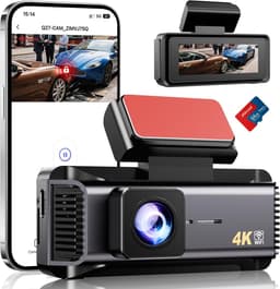 Auto Camera - Rijrecorder - Veilig Rijden - 4K Resolutie Nachtzicht - 64GB Inclusief - Zwart — thumbnail 1