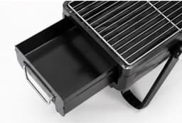 2 in 1 compact BBQ zwart - GrillMaster Compact Series - BBQ Grill & Roker - Zwart - Ruimtebesparend - Verstelbare Ventilatie - Draagbaar — thumbnail 5