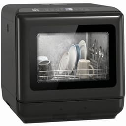 HOMCOM Vaatwasser-ABS, Gehard glas-45L x 44B x 45,8H cm-Zwart — thumbnail 1