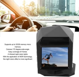 Allecto - DashCam - HD Nachtzicht - Loopopname - Voor auto - Voorzien van voor- en achtercamera - 10MP - Veiligheid — thumbnail 2
