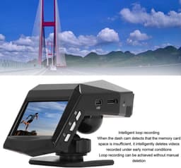 SPHProducts - DashCam - HD Nachtzicht - Loopopname - Voor auto - Voorzien van voor- en achtercamera - 10MP - Veiligheid — thumbnail 4