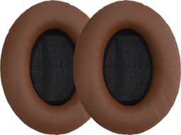 kwmobile 2x oorkussens geschikt voor Bose Quietcomfort 35 35II 25 15/QC35 QC35II QC25 QC15 - Earpads voor koptelefoon in donkerbruin — thumbnail 1