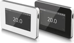 V1 pro touch wifi design elektrische vloerverwarming universele thermostaat Wit — thumbnail 1