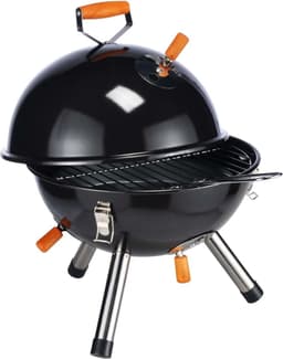 HI Houtskool mini kogelbarbecue zwart — thumbnail 1