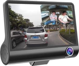 TechU™ Dashcam Voor en Achter Camera – MK11.1 Dashboardcamera – 4” Scherm – Full HD 1080P – 170° Wijdhoeklens – Nachtvisie – Loop recording – Bewegingssensor – G-sensor – Parkeermodus – Incl. Achteruitrijcamera - voor auto — thumbnail 3