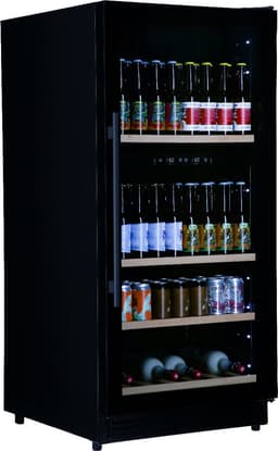Bierkoelkast Bamberg - vol glazen deur - 192 flessen - Koelkast horeca - Bier koelkast voor Thuis - Flessenkoelkast- Drank koelkast - Bierkast — thumbnail 4