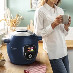 Moulinex Cookeo+ CE851410 - Intelligente Hogedruk Multicooker - 6 programma's - 6L - Blauw — thumbnail 3