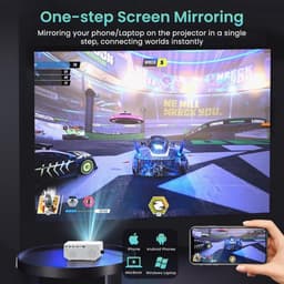 Mini Beamer - Projector - Thuisbioscoop - Beamer - Mini Projector - Cinema Beamer — thumbnail 5