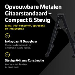 Garpex® Universele Gitaarstandaard - Draagbaar - Stabiel — thumbnail 5
