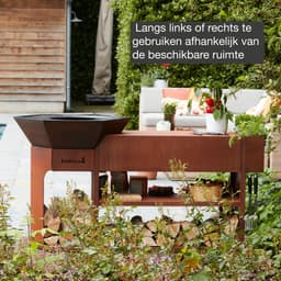 Barbecook Nestor Island - Cortenstaal - 190x55x100cm — thumbnail 5