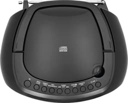 TechniSat DIGITRADIO 1990 - Stereo-boombox met DAB+/FM-radio en CD-speler (Bluetooth-audiostreaming, hoofdtelefoonaansluiting, USB, AUX in, oplaadfunctie, klok, 2 x 1,5 watt uitgangsvermogen) — thumbnail 5