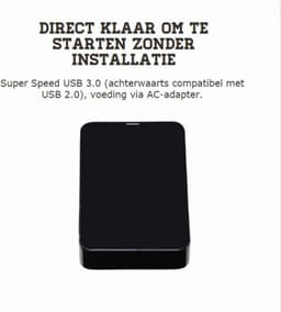 Externe Harde Schijf - 3TB - Met LED Display - USB 3.0 - Geschikt Voor PS5/PS4/PC — thumbnail 1