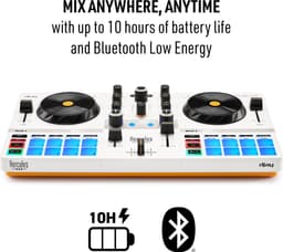 Hercules DJ Control Mix Ultra - Smartphone DJ Controller - Algoriddim Djay - Bluetooth - iOS/Android — thumbnail 4