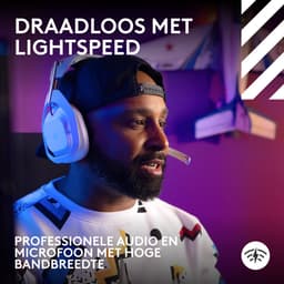 Logitech G Astro A50 Lightspeed - Draadloze Gaming Headset - PlayStation, PC, Nintendo Switch, Xbox - Wit — thumbnail 4