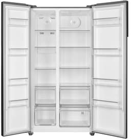 Heinner HSBS-HM532NFXE++ Amerikaanse Side-by-Side Koelkast 532 L – Full No Frost – LED Touch Display – Super Vriezen – Deur-open Alarm – RVS – 5 Jaar Garantie — thumbnail 3