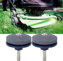 2 stuks messenslijper voor grasmaaier - slijpen met krachtboor en handboor - tuingereedschap — thumbnail 2