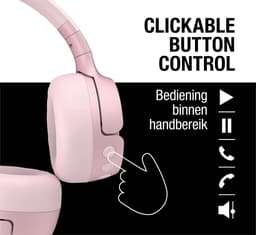 FRESH 'N REBEL - Code Fuse - On-ear Draadloze hoofdtelefoon Pastel Pink — thumbnail 2