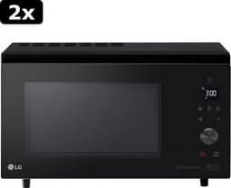 2x LG MJ3965BIB NeoChef Magnetron 39L Zwart — thumbnail 2