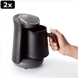 2x Arzum OKKA Minio Copper - Turkse Koffiemachine - Zwart & Koper | 4 kopjes | OK004 - Black & Copper | Turkish Coffee Maker — thumbnail 2