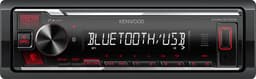 Kenwood KMM-BT209 Autoradio - Rood — thumbnail 1