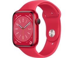 Apple Watch Series 8 OLED 41 mm Rood GPS