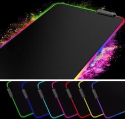 BALORS® Muismat - Gaming Muismat XXL – RGB Led verlichting – Anti-Slip – Grote Game Muismat - Muismat Gaming - Muismat XL - Muismat groot - Muismatten - Muis Mat — thumbnail 2