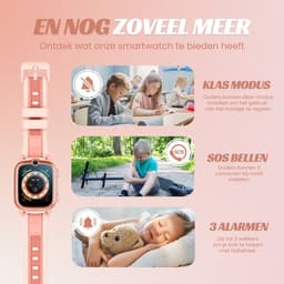 4G Smartwatch kinderen - GPS Horloge kind - HD Videobellen & Stappenteller - Speelgoed - Incl Simkaart — thumbnail 5
