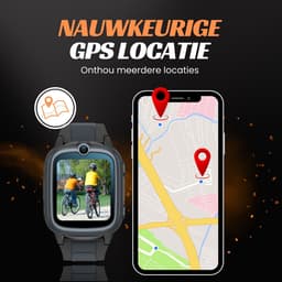 4G Smartwatch kinderen - GPS Horloge kind - HD Videobellen & Stappenteller - Speelgoed - Incl Simkaart — thumbnail 3