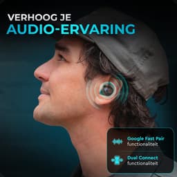 JLab Go Pop Draadloze Oordopjes - Bluetooth Oortjes Draadloos - 35 uur Batterijduur - Be Aware Audio - Met Microfoon - Geschikt voor Android en Apple - Doorzichtig — thumbnail 4
