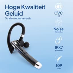 Techard Draadloze Headset Met Microfoon Bluetooth Headset Draadloos Met Noise Canceling Handsfree Bellen Met Bluetooth 5.3 - 2026 Model — thumbnail 2