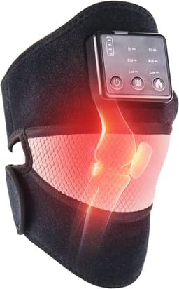 Verwarmd kniemassageapparaat voor pijnverlichting - Draadloos en multifunctioneel voor knie, schouder en elleboog — thumbnail 1
