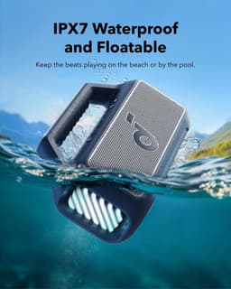soundcore Boom 2 Outdoor Speaker, 80W, Subwoofer, BassUp 2.0, 24H Playtime, IPX7 Waterproof, Floatable, RGB Lights, USB-C, Custom EQ, Bluetooth 5.3, Portable For Outdoors, Camping, Beach, and Backyard-Blauw — thumbnail 5