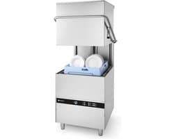 HENDI Doorschuifvaatwasser – elektronische bediening – roestvrij staal – 745x900x1406 mm – 400V/8600W