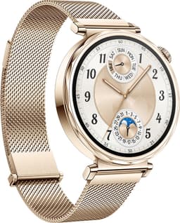 HUAWEI WATCH GT5 41mm Milanees Goudkleurig Horlogeband - Verbeterd 24/7 gezondheidsbeheer - Tot 2 weken batterijduur - Compatibel met iOS & Android — thumbnail 2