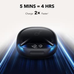 soundcore Liberty 4 Pro by Anker - Draadloze hoofdtelefoon met ruisonderdrukking - Oordopjes met 7 sensoren - ANC in realtime - 2 x sneller opladen - Hifi-muziek - Studio-niveau - Heldere gesprekken met 6 microfoons en AI — thumbnail 3