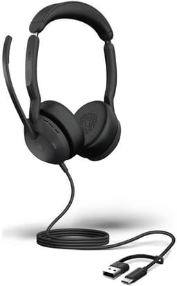Jabra Evolve2 50 25089-989-799 - Computer Headset - Met microfoon - USB-C/A - UC Stereo — thumbnail 4