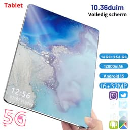 5G 2025 Nieuwe Wereldwijde Versie 10,36 Inch Tablet Android 12GB RAM 256GB ROM Android Dual Sim 10-Core Bluetooth Tablet-pc Netwerk - Groen — thumbnail 4