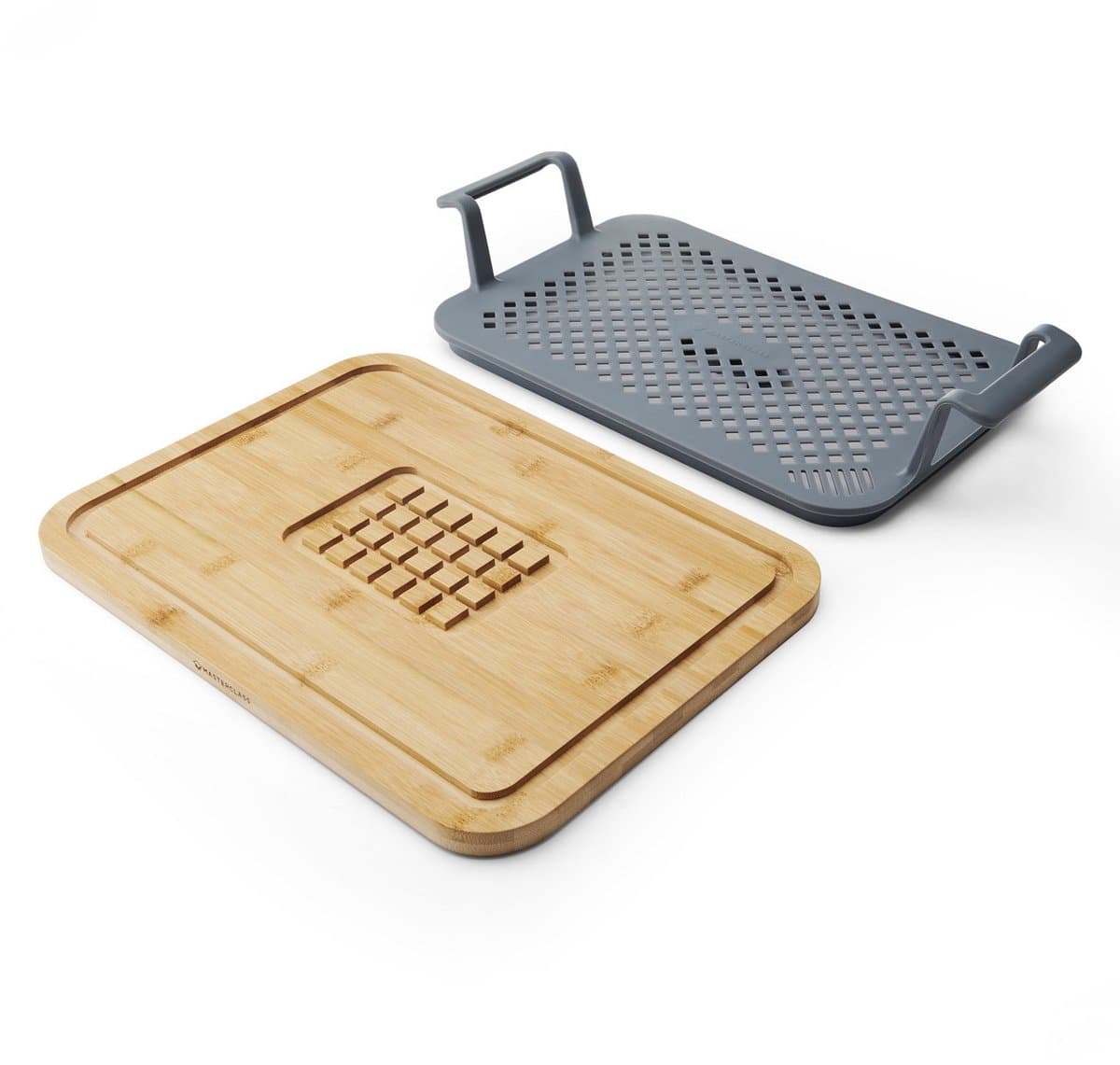 MasterClass Braad & Rust Set met Handgrepen | Siliconen | Hout | 2st. — afbeelding 1