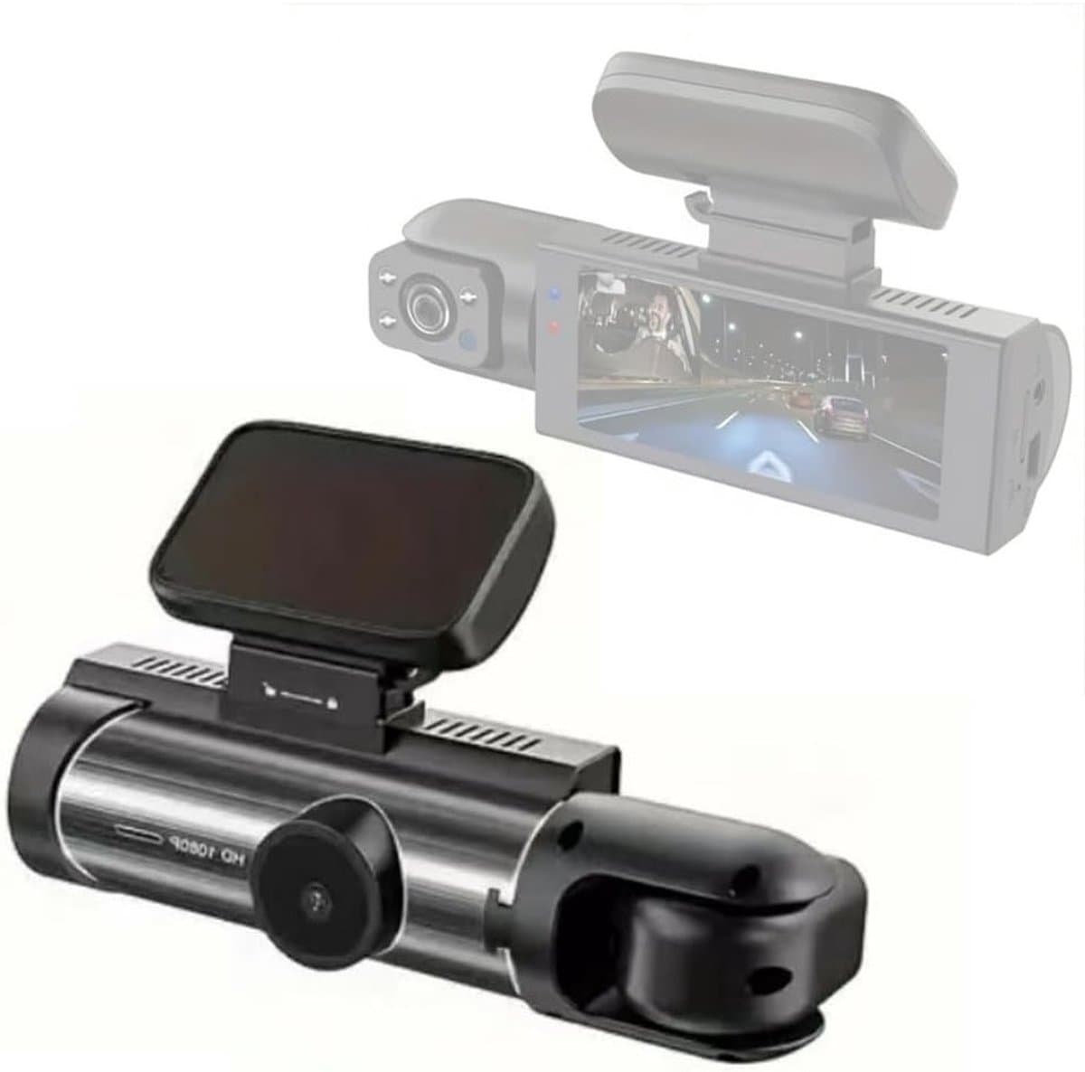Dual Dashcam - Dashcam voor Auto - Dashcams - Zwart — afbeelding 1