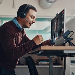 HP Poly Voyager Focus 2 – Microsoft Teams Certified On-Ear Bluetooth Stereo Headset – Zwart – Noise Cancelling — thumbnail 2