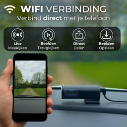 Dashcam Pro WiFi - 2K - Dashcam voor Auto - 1.5" Display - Nachtzicht & Botsingdetectie - Looprecording - Incl. 64GB SD-kaart — thumbnail 2