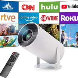 Mini beamer - Projector - Beamerscherm - Projectiescherm - Outdoor & Indoor Projector - — thumbnail 1