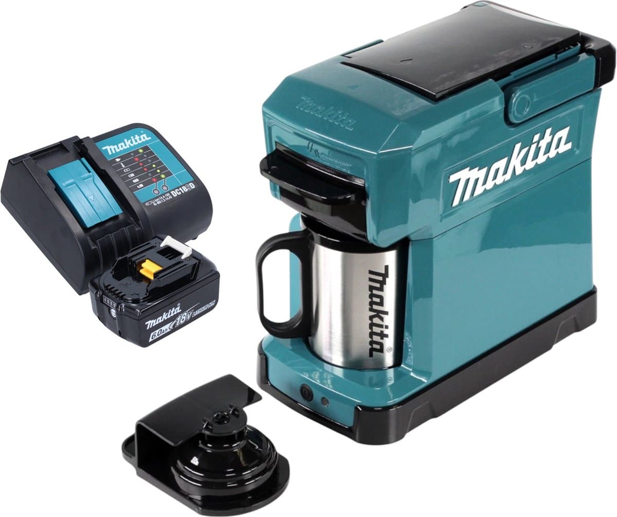 Makita DCM 501 Z Snoerloos koffiezetapparaat 12 V max / 18 V solo - zonder accu, zonder lader — afbeelding 1