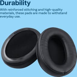 Vervangende Oorkussens voor HyperX Cloud Stinger/Cloud Flight/CloudX/Cloud II/Cloud III/Cloud Alpha/Cloud Core/Mix Hoofdtelefoons van MMOBIEL – Memory Foam, Protein PU Koptelefoon Oorkussens – Zwart — thumbnail 5