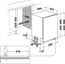 Whirlpool WIS 7020 PEF Volledig ingebouwd 14 couverts — thumbnail 3