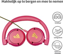 POGS - The Elephant 2 - Bedrade on-ear kinder koptelefoon - Veilige volumebegrenzing - Duurzaam - rRoze — thumbnail 3