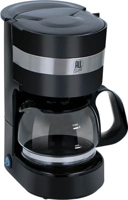 All Ride Koffiezetapparaat 24V - Koffiemachine Sigarettenaansteker Auto en Vrachtwagen - Koffie Machine Filter Koffie - Warmhoudfunctie - Koffiezetapparaat met Glazen Kan - Zwart — thumbnail 1