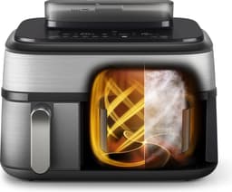 Philips Airfryer 5000 Series Dual Basket NA555/00 — thumbnail 4