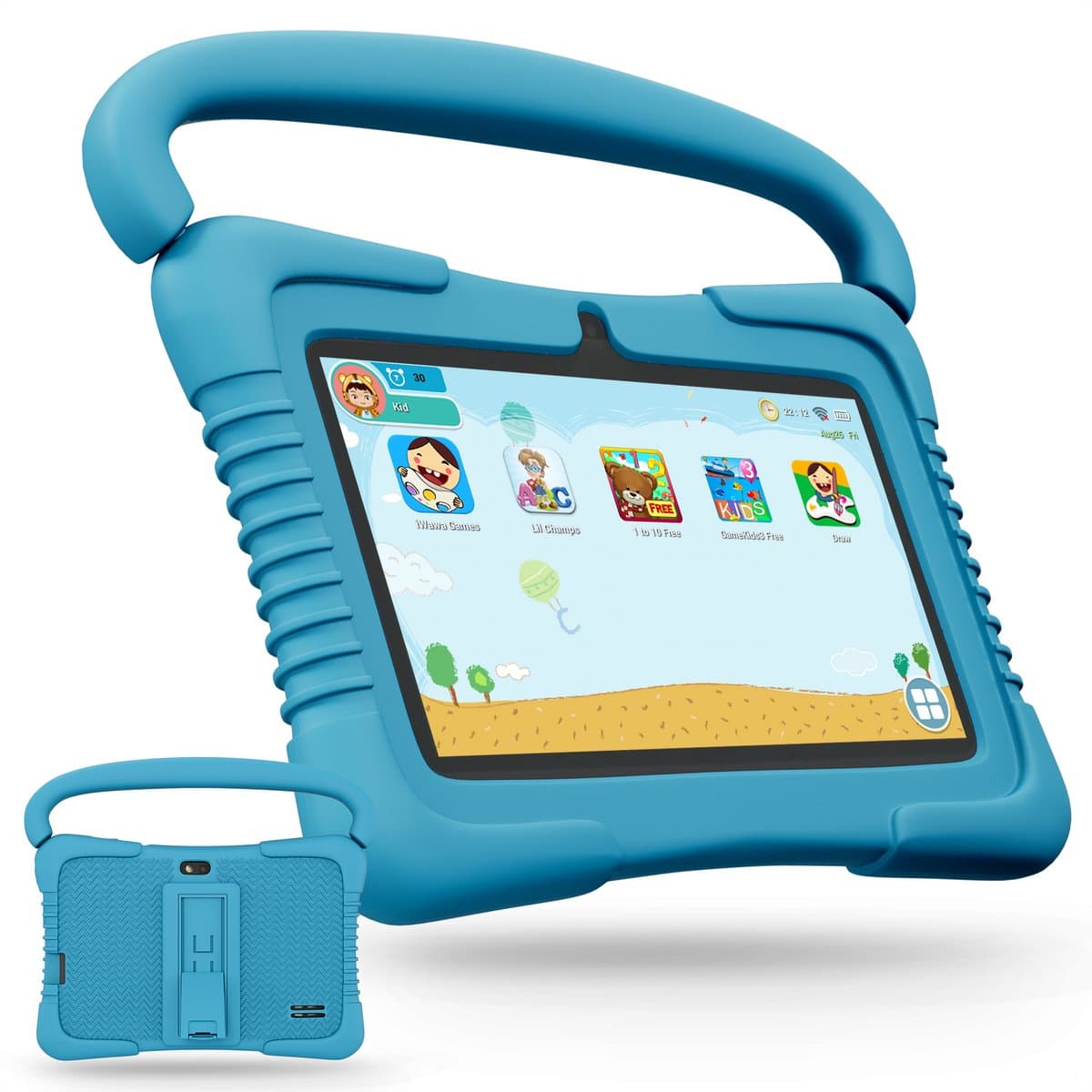 KYCE® Kindertablet - Vanaf 3 jaar - Android 12 - 7 Inch - Ouderlijk Toezicht - 32GB - Blauw — afbeelding 1