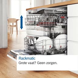 Bosch SMH6ZCX10E - Series 6 - Inbouw vaatwasser - 60 cm - Energielabel B - Home Connect - geschikt voor IKEA Keuken - PerfectDry met zeolith: perfecte droogresultaten met een laag energieverbruik — thumbnail 4